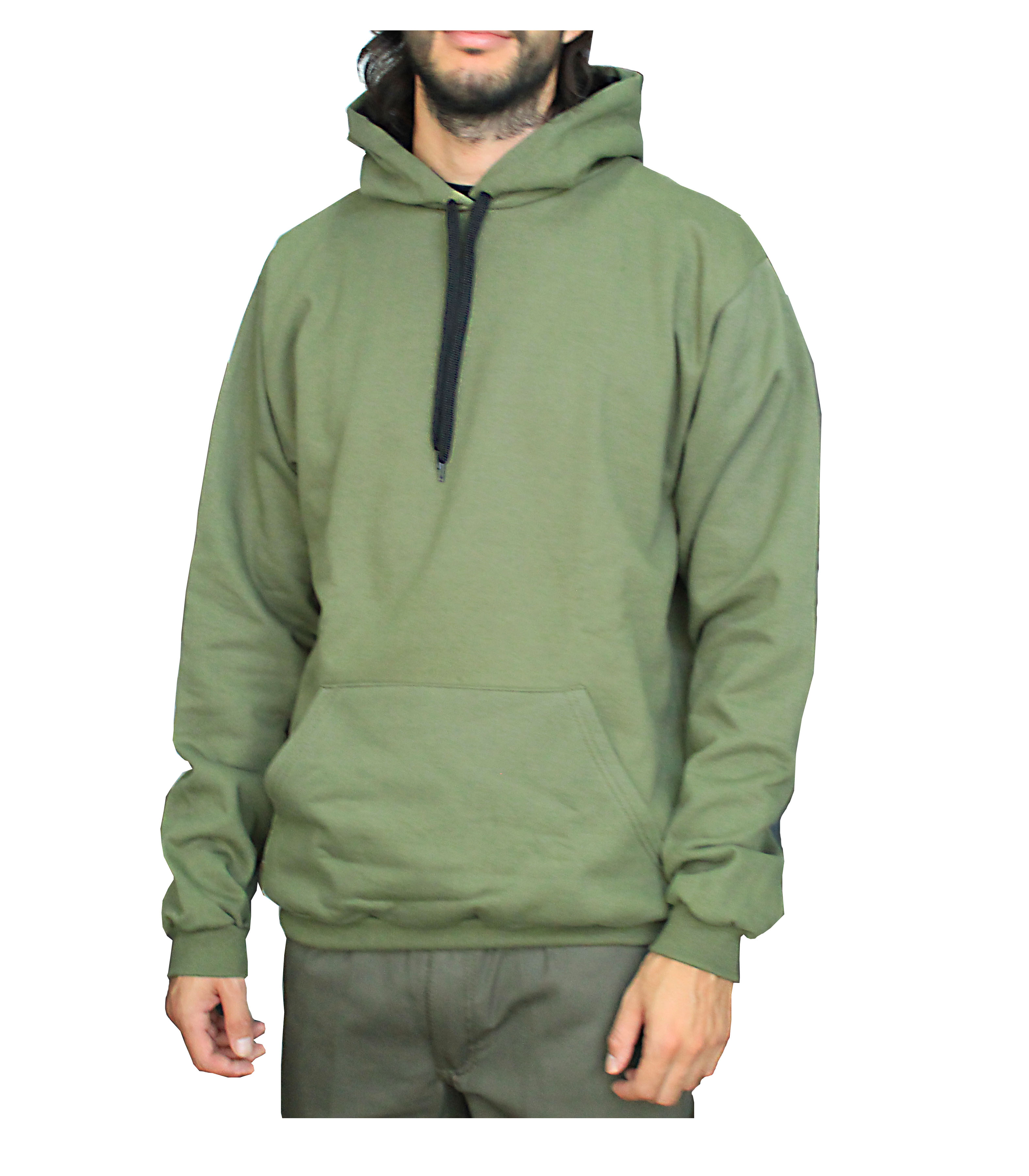 Buzo Canguro Verde Militar